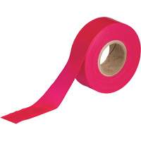 Ruban pour signalisation, 1,188" la x 150' lo, Rouge fluorescent Solutions industrielles ALPHA