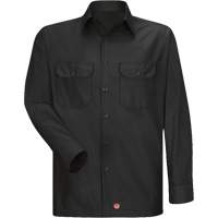 Chemise &agrave; manches longues en tissu ind&eacute;chirable, Hommes, 3T-Grand, Noir Solutions industrielles ALPHA