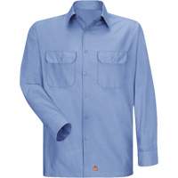 Chemise &agrave; manches longues en tissu ind&eacute;chirable, Hommes, 3T-Grand, Bleu Solutions industrielles ALPHA