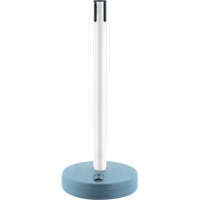 Outdoor TensaBarrier&reg; - Receiver Posts, 37" High, White Solutions industrielles ALPHA