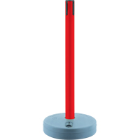 Outdoor TensaBarrier&reg; - Receiver Posts, 37" High, Red Solutions industrielles ALPHA