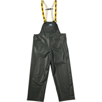 Journeyman Chemical Resistant Rain Bib Pants, 3X-Large, Green, Polyester/PVC Solutions industrielles ALPHA