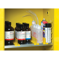 Shelf Dividers for Safety Cabinet Shelves Solutions industrielles ALPHA