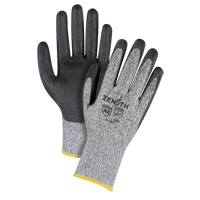 Gants &eacute;lastiques sans coutures r&eacute;sistants &agrave; la coupe, Taille 2T-Grand/11, Calibre 13, Rev&ecirc;tement Polyur&eacute;thane, Enveloppe en PEHP, ANSI/ISEA 105 niveau 2/EN 388 niveau 3 Solutions industrielles ALPHA