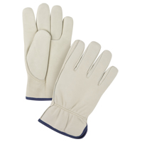 Gants de conducteur doubl&eacute;s pour l'hiver de premi&egrave;re qualit&eacute;, T-Grand, Paume en Cuir fleur de vache, Molleton Solutions industrielles ALPHA