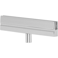 Support d'enseigne pour poteau portable, Chrome poli Solutions industrielles ALPHA