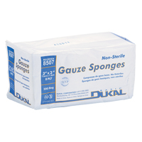 Dynamic Gauze Sponge, Pad, 3" L x 3" W, Medical Device Class 1 Solutions industrielles ALPHA