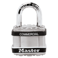 Cadenas lamin&eacute;, Argent, Cl&eacute;s diff&eacute;rentes, Acier lamin&eacute;, Largeur de 1-3/4" Solutions industrielles ALPHA