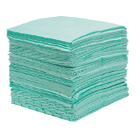 Premium Bonded Sorbent Pads, Hazmat, 15" x 18", 30 gal. Absorbancy Solutions industrielles ALPHA