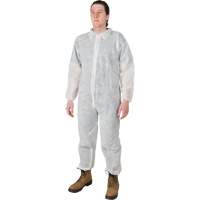 Coveralls, 2X-Large, White, Polypropylene Solutions industrielles ALPHA