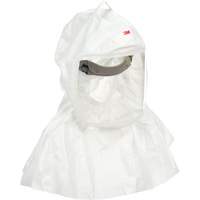 Cagoule Versaflo avec coiffe int&eacute;gr&eacute;e, Grand/Moyen, Coiffe souple, Bavette Simple Solutions industrielles ALPHA