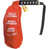 Sac de cadenassage &eacute;lectrique pour prise surdimensionn&eacute;e & contr&ocirc;le de palan, Type Prise Solutions industrielles ALPHA