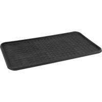 Plateau &agrave; chaussures, Plastique, Noir, 25" lo x 14" la Solutions industrielles ALPHA