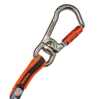 Longe porte-outils &agrave; rotule et &agrave; verrouillage double Squids 3109F(x), Tendeur, Mousqueton/boucle Solutions industrielles ALPHA