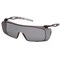 Cappture OTG Safety Glasses, Grey/Smoke Lens, Anti-Fog, ANSI Z87+/Meets/Exceeds CSA Z94.3 Solutions industrielles ALPHA