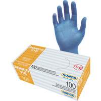 Gants jetables, T-Grand, Vinyle, 3 mils, Sans poudre, Transparent Solutions industrielles ALPHA