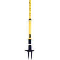 Montant de barri&egrave;re PLUS, Hauteur de 42", Jaune Solutions industrielles ALPHA