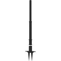 Montant de barri&egrave;re PLUS, Hauteur de 42", Noir Solutions industrielles ALPHA