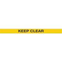 Tough-Mark Heavy-Duty Floor Marking, Rectangle, 48" L x 2" W, Yellow, Polyethylene Solutions industrielles ALPHA