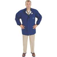 Veste de protection contre l'arc &eacute;lectrique, Moyen, Bleu, 40 cal/cm² Solutions industrielles ALPHA
