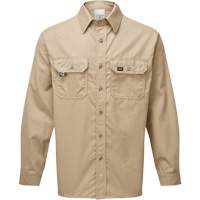 Chemise de travail de luxe 7 oz UltraSoft, Petit, Khaki Solutions industrielles ALPHA