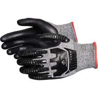 Gants en tricot de composite r&eacute;sistant aux coupures et antichoc TenActiv, 6, Paume en Synth&eacute;tique, Poignet Poignet en tricot Solutions industrielles ALPHA