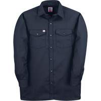 Long-Sleeved Twill Work Shirt, Men's, 4X-Large, Navy Blue Solutions industrielles ALPHA