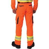 Ripstop High-Visibility Cargo Pants, Polyester, 28, High Visibility Orange Solutions industrielles ALPHA