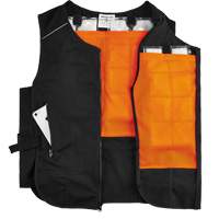 Chill-Its&reg; 6260 Lightweight Phase Change Cooling Vest with Packs, Small/Medium, Black Solutions industrielles ALPHA