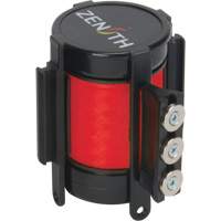 Cassette de ruban magn&eacute;tique pour barri&egrave;re de contr&ocirc;le des foules personnalis&eacute;e, 12', Ruban Rouge Solutions industrielles ALPHA