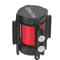 Cassette de ruban magn&eacute;tique pour barri&egrave;re de contr&ocirc;le des foules personnalis&eacute;e, 7', Ruban Rouge Solutions industrielles ALPHA