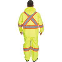 V&ecirc;tements imperm&eacute;ables RZ1000, Polyester, Petit, Jaune lime haute visibilit&eacute; Solutions industrielles ALPHA