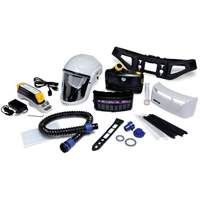 Trousse d'ensemble respirateur d'&eacute;puration d'air propuls&eacute; pour peintre Versaflo, Capuchon & visi&egrave;re, Pile Lithium-ion Solutions industrielles ALPHA