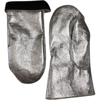 Mitaine de soudage r&eacute;sistant &agrave; la chaleur, Carbone aluminis&eacute;/Cuir, Taille unique, Prot&egrave;ge jusqu'&agrave; 800° F (426.66° C) Solutions industrielles ALPHA