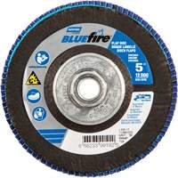 BlueFire&reg; Flap Disc, 5" x 5/8"-11, Type 29, 80 Grit, Zirconia Alumina Solutions industrielles ALPHA