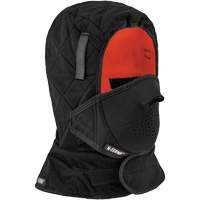 Doublure de casque de s&eacute;curit&eacute; d'hiver trois couches N-Ferno avec cache-bouche, Doublure en Molleton, Taille unique, Noir Solutions industrielles ALPHA