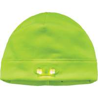 Bonnet N-Ferno &agrave; lumi&egrave;res DEL, Taille unique, Vert lime haute visibilit&eacute; Solutions industrielles ALPHA