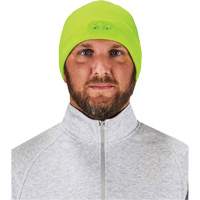 Bonnet N-Ferno &agrave; lumi&egrave;res DEL, Taille unique, Vert lime haute visibilit&eacute; Solutions industrielles ALPHA