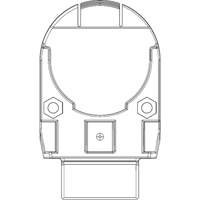 Adaptateur de casque de s&eacute;curit&eacute; pour serre-t&ecirc;tes VeriShield de Howard Leight Solutions industrielles ALPHA