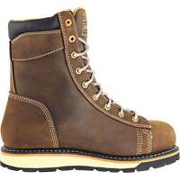Bottes de travail pour monteur, Cuir, Embout Acier, Taille 7, Imperm&eacute;able Solutions industrielles ALPHA
