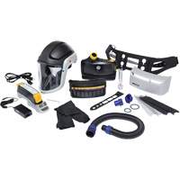 Trousse de respirateur d&eacute;puration dair propuls&eacute; pour lindustrie lourde Versaflo, Capuchon & visi&egrave;re, Pile Lithium-ion Solutions industrielles ALPHA