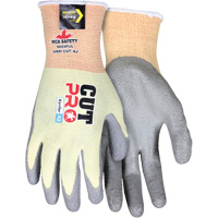 Gants enduits r&eacute;sistant &agrave; la coupe Cut Pro, Taille Moyen, Calibre 15, Rev&ecirc;tement Polyur&eacute;thane, Enveloppe en Kevlar, ASTM ANSI niveau A2 Solutions industrielles ALPHA