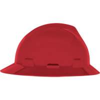 Casque de s&eacute;curit&eacute; &agrave; fente et bordure compl&egrave;te V-Gard, Suspension &agrave; douille, Non ventil&eacute; Solutions industrielles ALPHA