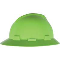 Casque de s&eacute;curit&eacute; &agrave; fente et bordure compl&egrave;te V-Gard, Suspension &agrave; douille, Non ventil&eacute; Solutions industrielles ALPHA