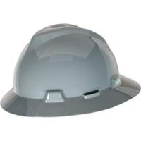 Casque de s&eacute;curit&eacute; &agrave; fente et bordure compl&egrave;te V-Gard, Suspension &agrave; douille, Non ventil&eacute; Solutions industrielles ALPHA