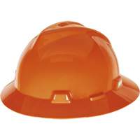 Casque de s&eacute;curit&eacute; &agrave; fente et bordure compl&egrave;te V-Gard, Suspension &agrave; douille, Non ventil&eacute; Solutions industrielles ALPHA