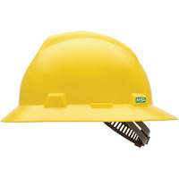 Casque de s&eacute;curit&eacute; &agrave; fente et bordure compl&egrave;te V-Gard, Suspension &agrave; douille, Non ventil&eacute; Solutions industrielles ALPHA