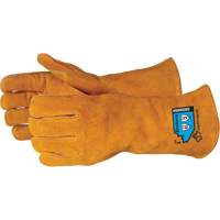 Gants de soudure de luxe r&eacute;sistants aux coupures Endura, Cuir de vache refendu, Taille Petit Solutions industrielles ALPHA
