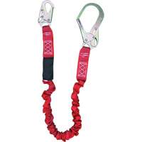 ShockSorb Internal Shock Lanyard, 6', Rebar Hook Center, Snap Hook Leg Ends, Polyester Solutions industrielles ALPHA