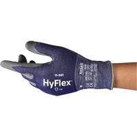 Gants r&eacute;sistants aux coupures HyFlex 11-561, Taille 5, Calibre 15, Rev&ecirc;tement Nitrile, Enveloppe en Intercept, EN 388 niveau C Solutions industrielles ALPHA